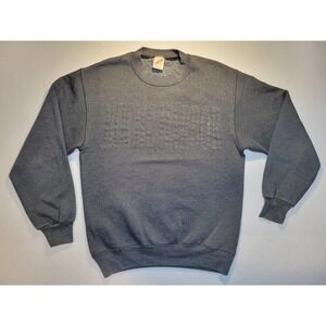 Vintage Roche Harbor Charcoal Grey Crewneck Sweatshirt Made‎ In USA Mens Medium
